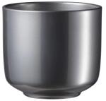  Elegáns fémes hatású kaspó - modern minimalista stílus 16 cm (192617)