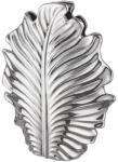  „Monstera levél formájú vízálló, ezüst színű design kerámia váza - 30 cm (47483)
