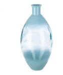  Elegáns, hagyma alakú kék üvegváza - 59 cm (57585)