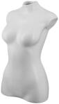  „White Lady matt fehér színű gyönyörű női test formájú kerámia váza - 25 cm (47342)