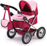 Bayer Design Bayer Design, Trendy, carucior multifunctional pentru papusi, rosu-roz