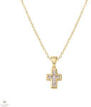 Amen ezüst mini kereszt nyaklánc 45 cm - CLCCGBZ3