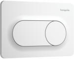Hansgrohe iFrame Original S nyomólap, dual mennyiség, matt fehér 66002700 (66002700) - szerelvenybolt