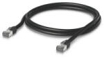 Ubiquiti Cablu retea Ubiquiti UniFi Patch Cable Outdoor S/FTP 2m Black (UACCCABLEPATCH-OUTD-2M-BK)