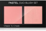 Pastel Profashion Duo Blush Set Cheek To Cheek paleta fard de obraz culoare 10 Hot Pink 2x4.3 g
