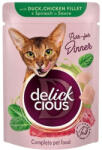 Delickcious Kacsaszeletek csirke filével és spenóttal 85g