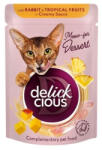 Delickcious Nyúlhúsos és trópusi gyümölcsös pelyhek krémes szószban 80g