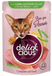 Delickcious Bárányszeletek csirkefilével és zöldbabbal szószban 85g