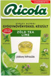 Ricola cukormentes gyógynövényes cukorka - zöldtea-lime 40 g