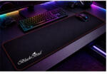 BlackBird Egérpad Gamer DeepBlack 90x40cm 3mm vastag piros varrott szegély - kontaktor