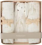 Bimbidreams Комплект пелени и играчка за гушкане Bimbidreams - Noe, White/Linen (8435629209275) - ozone