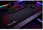 BlackBird Egérpad Gamer TacticField 90x40cm 3mm vastag fekete varrott szegély - kontaktor