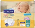 Septona Бебешки пелени Septona - Calm n' Care, Newborn, размер 1, 2-5 kg, 26 броя (5201410886016) - ozone