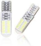 Autolife SMD-T10-3024SMD-2 2db-os SZILIKON - fehér - 12V CANBUS (19261) - aruhaz