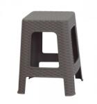 Megaplast MEGA PLAST kisszék II. , kerti, polyrattan 45 x 35, 5 x 35, 5 cm, mokka