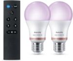 Philips Smart Led WFB 60 W A60 E27 RGB 2PK + Remote