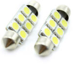 Carguard CLD016 LED izzó szofita 39mm, 12V, 1, 5W, 6000K, 108lm, rendszámtáblába, 6 LED, 2 darabos, Off Road, 1.5 W, 2 db/csomag (CLD016)