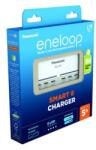 Panasonic Incarcator Panasonic Enelooop, 8 sloturi R6 AA sau R3 AAA, cu incarcare individuala pentru fiecare canal, BQ-CC63E (BQ-CC63E)