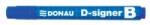 DONAU "D-signer B" 2-4 mm kúpos kék táblamarker (D7372K)