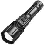 Commel LED-es zseblámpa, 5W, 600lm, 41x163mm, tölhető, 5 világítási mód