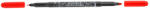 Centropen Marker cd 2 capete rosu 0.6/2.5mm 3616 Centropen - Set 10 (CE361603)