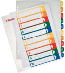 Esselte Separatoare index plastic 1-12 imprimabil esselte (ES100213)