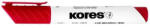 Kores Marker whiteboard rosu 3mm Kores - Set 12 (KO20837)