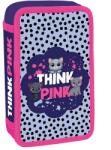 S-Cool Penar echipat cu 2 fermoare S-COOL SC3276, 29 piese, Think Pink (SC3276) Penar