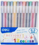 Deli Pix cu gel 0.5mm set 12 culori Deli (DLEG119-12C)