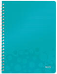 Leitz Caiet birou spira a4 dr turcoaz metalizat wow leitz (LZ46370051)
