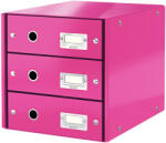 Leitz Cabinet 3 sertare roz click&store leitz (LZ60480023)