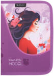 Herlitz Penar neechipat cu 1 fermoar si 2 clape Herlitz 400211234, Motiv Fashion model (400211235) Penar