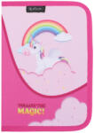 Herlitz Penar neechipat cu 1 fermoar si 2 clape Herlitz 400211237, Motiv Unicorn magic (400211237) Penar