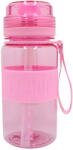 NOKI Sticla apa pt copii tritan 400ml cu pai si curea transport t-0113 noki (NKT-0113)