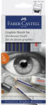 Faber-Castell Creioane Grafit Goldfaber FABER-CASTELL FC114000, Set 6 + Radiera Si Ascutitoare (FC114000)