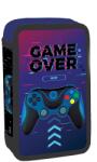 S-Cool Penar echipat cu 2 fermoare S-COOL SC3281, 29 piese, Game over (SC3281) Penar