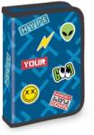 S-Cool Penar neechipat cu 1 fermoar si 2 extensii S-COOL SC3299, Sticker (SC3299) Penar