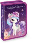 S-Cool Penar neechipat cu 1 fermoar si 2 extensii S-COOL SC3295, Magical unicorn (SC3295) Penar