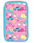S-Cool Penar neechipat cu 3 fermoare S-COOL SC3300, Motiv Happy Rainbow (SC3300) Penar