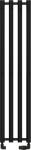 Radox Radiators Kolona W Round calorifer de baie decorativ 100x26 cm negru RX-KLO. 002T. 1000.4 (RXKLO002T10004)