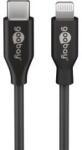 Goobay Cable Lightning USB-C black 0.5m - 39428 (39428) - cel
