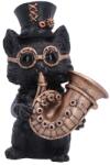 Nemesis Now Statuetă Nemesis Now Adult: Gothic - Music Meowstro (Horn), 10 cm (U7605B26) Figurina