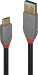 Lindy Cablu LINDY USB 3.2 Gen 2 A - C, 5 A, 10 Gbps, M/M, 0, 5 m, negru (36910)
