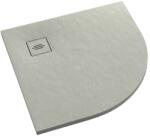Schedline Protos Cement Stone cădiță de duș semirotundă 90x90 cm ciment 3SP. P1O-9090/CT/ST-M1/CT/ST (3SPP1O9090CTSTM1CTST)