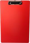 Optima - Clasic & Premium Clipboard simplu A4, plastifiat PP, Optima - rosu (OP-501070407)