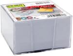 Kejea Cub hartie cu suport plastic, 75x75x50mm, KEJEA - hartie culoare alba (KJ-K-975A)