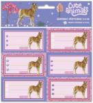 Ars Una Füzetcímke ARS UNA 18 darabos Cute Animals-Horse 53835260 (53835260)
