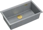  gránit mosogató Logan 110 Grey Metallic