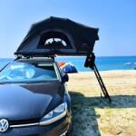 Wild Land Cort de acoperiș auto 230 × 120 cm, pentru 2 adulți sau familie cu 1 copil, greutate redusă 43 kg, compatibil cu majoritatea vehiculelor, Lite Cruiser PRO Wild Land (WL-RLC120-01XL)