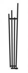 Radox Radiators Fan fürdőszoba radiátor dekoratív 180x28.5 cm fekete RX-FA. 002T. 1800.285 (RXFA002T1800285)